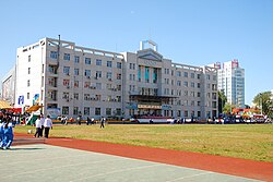 Division B of the 2018 Bandy World Championship was played at the Harbin Sport University Stadium.