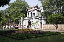 Front gate of the Temple of Literature.