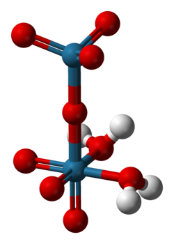 Perrhenic acid (H4Re2O9) adopts an unconventional structure.