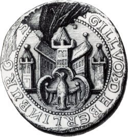 The oldest seal of Berlin, dating back to 1253