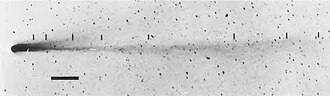 Comet C/1974 C1 (Bradfield) on 23 March 1974