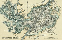 Map of Inverness-shire