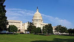 The United States Capitol, seat of the United States Congress