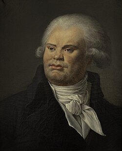 Georges Danton; Robespierre's close friend and Montagnard leader, executed 5 April 1794