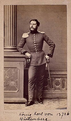 Crown Prince Charles. Photography by Friedrich Brandseph [de], 1850s.
