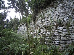 Walls of Soloco fortress, Chachapoyas, Peru