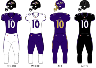 Baltimore Ravens uniforms