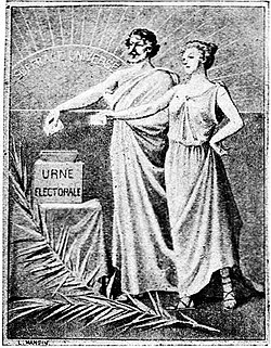 Hubertine Auclert, Le vote des femmes (1908).