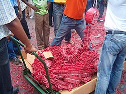 Pagara (red firecracker ribbons)