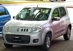 FIAT Uno, specifically developed for the Brazilian market
