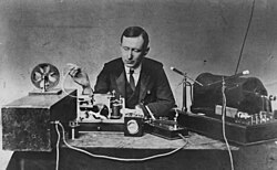 Radio amateurs carried out the first shortwave transmissions over a long distance before those of Guglielmo Marconi.