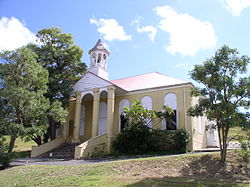 Friedensthal Moravian Church in Christiansted in the United States Virgin Islands, founded in 1755