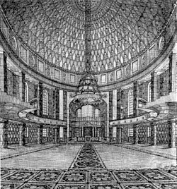 Interior of the Main Synagogue, Mainz [de].