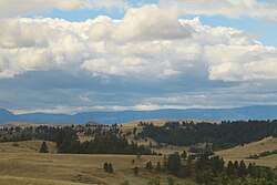 Landscape on the Crow Indian Reservation, Montana