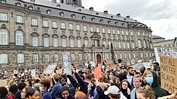 Demonstration at Christiansborg Slotsplads, Copenhagen, June 7, 2020