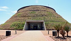 Front of Maropeng at the Cradle of Humankind