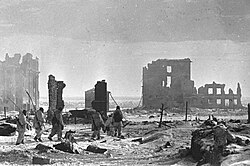 The Battle of Stalingrad, the largest and bloodiest battle in the history of warfare, ended in 1943 with a decisive Soviet victory against the German army.
