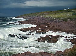 Cape Spear. Two hiking routes pass here.