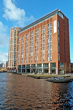 The Leeds and Liverpool Canal at Granary Wharf