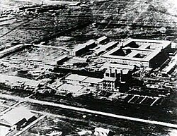 Headquarters of the Imperial Japanese Army's covert biological and chemical warfare research and development unit (Unit 731)
