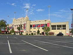 Robertson Stadium was the former home of the Houston Dynamo.