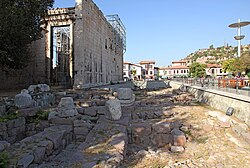 At the Monumentum Ancyranum (Temple of Augustus and Rome) in Ulus, the primary intact copy of Res Gestae written by the first Roman emperor Augustus survives.