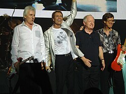 L–R: Bruce Welch, Richard, Brian Bennett and Hank Marvin, 2009