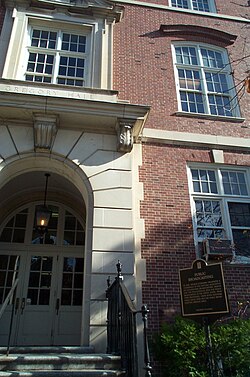 The Gregory Hall on the campus of University of Illinois at Urbana–Champaign hosted an important meeting of the National Association of Educational Broadcasters in the 1940s, that spawned both PBS and NPR.[citation needed]