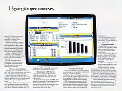 Windows 1.0 was released on November 20, 1985, as the first version of the Windows line.