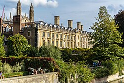 Old Court at Clare College as seen from The Backs