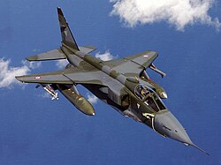 Jaguar, a type flown by Stirrup in the 1970s