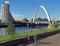 Pacific Quay sits within the south side of Glasgow, and is home to some of the city's largest businesses and employers.