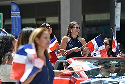 Dominicans in the Dominican Day Parade in New York City, 2019