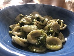 Orecchiette with cime di rapa sauce