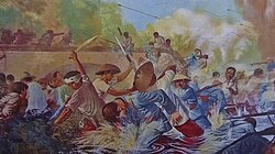 Battle of Zapote Bridge between Filipino revolutionaries and Spanish colonial forces during the Philippine Revolution in 1897