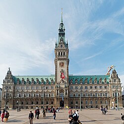 Hamburg City Hall (front view)