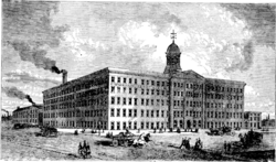 Piano factory of Wm. Knabe & Co. in 1873