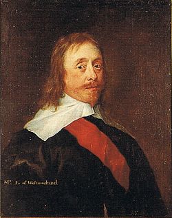 A portrait in oils of Mildmay Fane, wearing the sash of the Order of the Bath