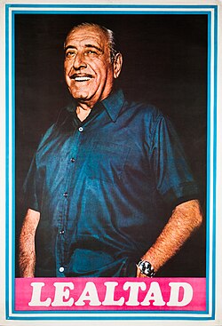 Candidate poster of Héctor Cámpora (1973)