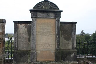 Admiral Milne's family grave, Inveresk
