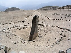 Monolith in Caral