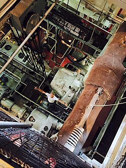 Victory ship engine room