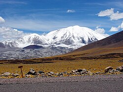 The Andes near the Paso de Jama.