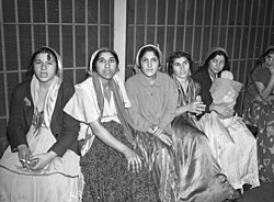 Romani women in Lincoln Heights Jail, Los Angeles, California, 1940