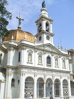 The Church of Our Lady of Achiropita in Bixiga. The feast in honor of the Lady happens in August since 1926.