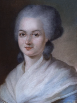 Olympe de Gouges, Girondist author of the Declaration of the Rights of Woman and of the Female Citizen, executed in November 1793