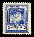 Walt Whitman on a 1940 stamp