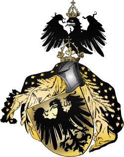 Royal coat of arms for Frederick IV of Germany (1446)[3]