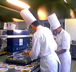 Cooks at work in Paris