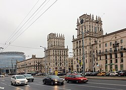 Railway Station Square, an example of Minsk Stalinist architecture
